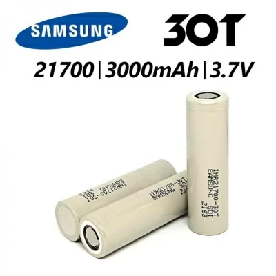 Аккумулятор SAMSUNG 21700 30T 3000mAh (2 шт/упаковка)