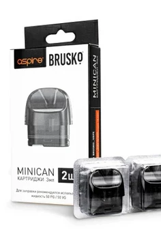 Картридж BRUSKO MINICAN 1.0Ω (2 шт/упаковка), изображение 1